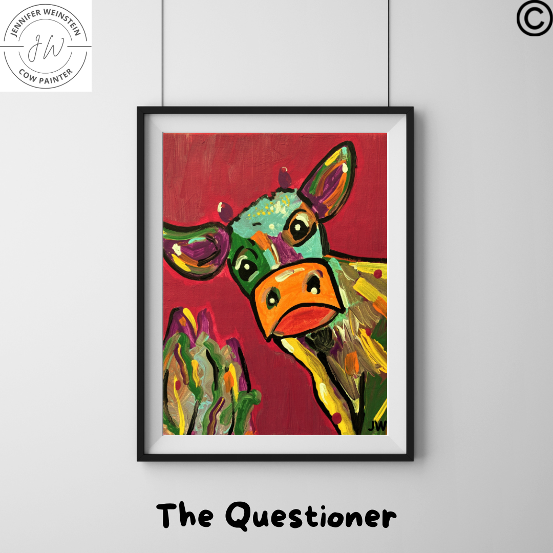 The Questioner | 11"w x 17"h poster print