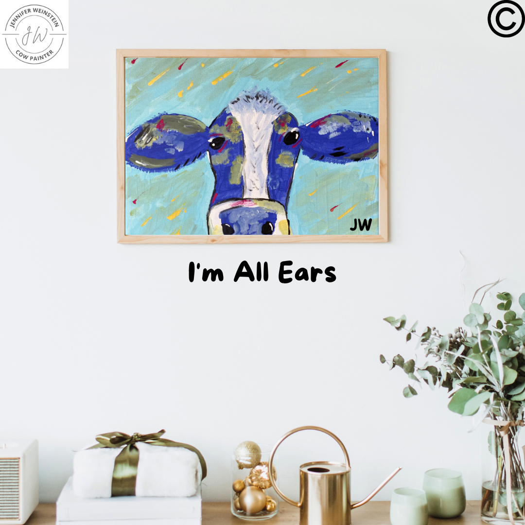 I'm All Ears | 11"w x 17"h poster print