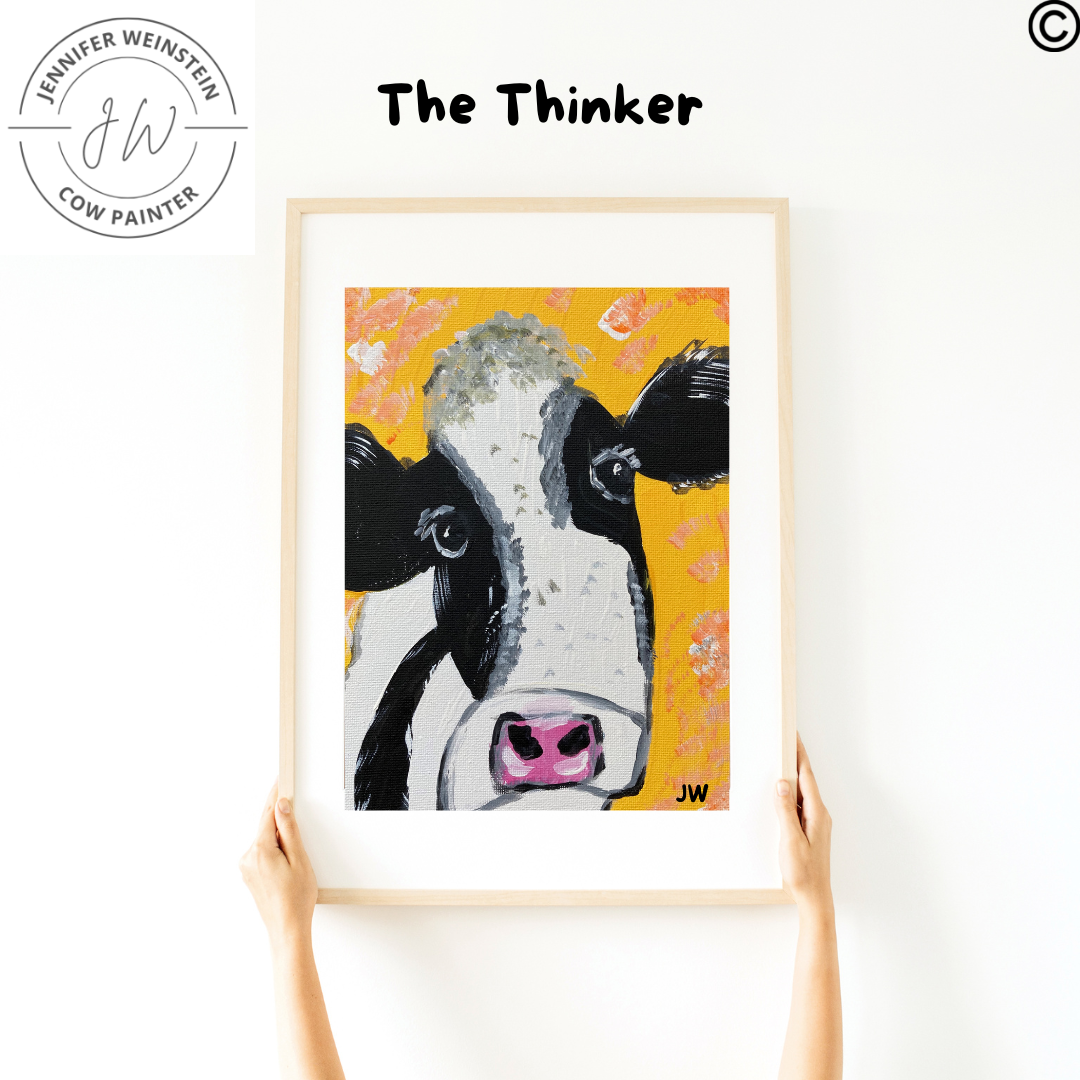 The Thinker | 11"w x 17"h poster print