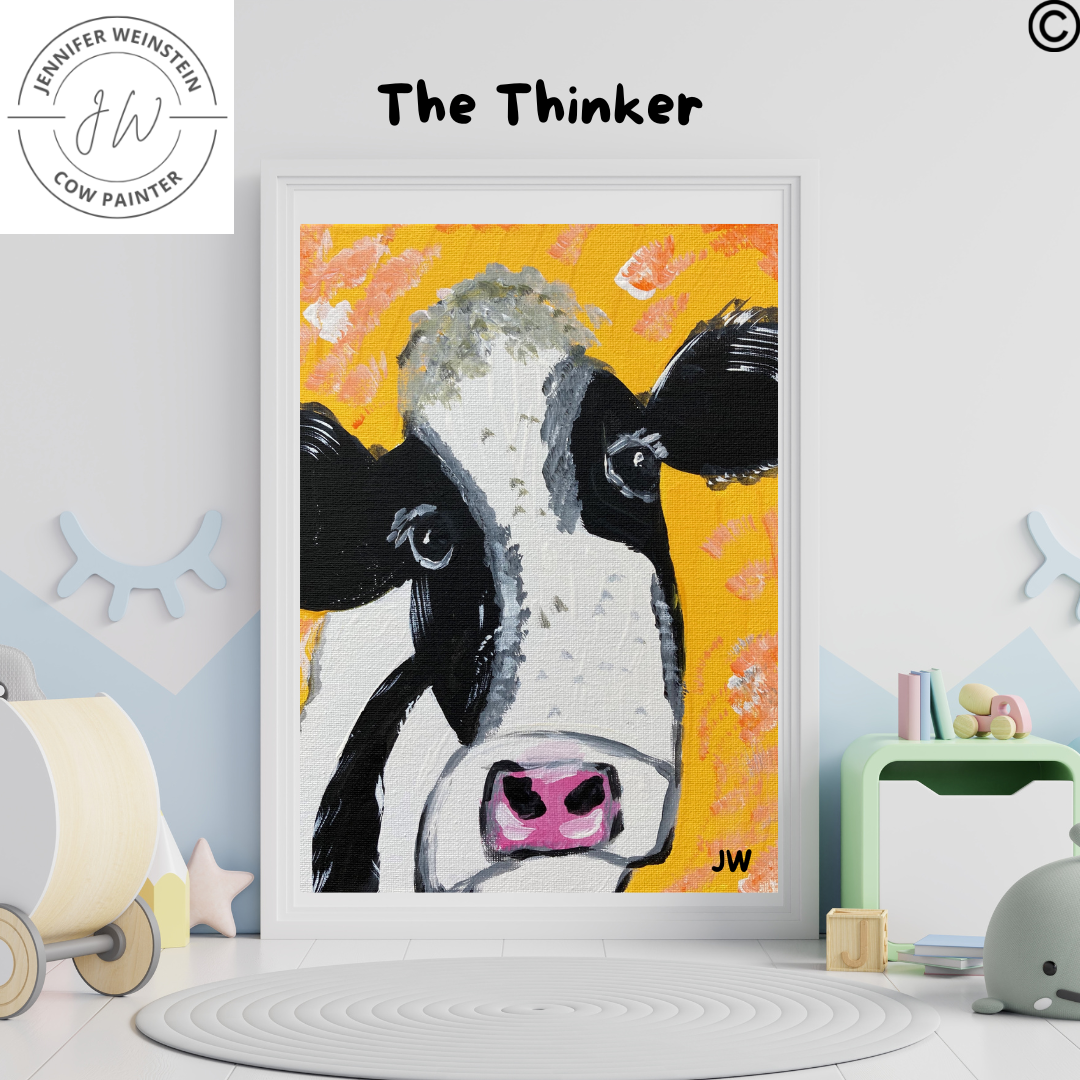 The Thinker | 8.5"w x 11"h poster print