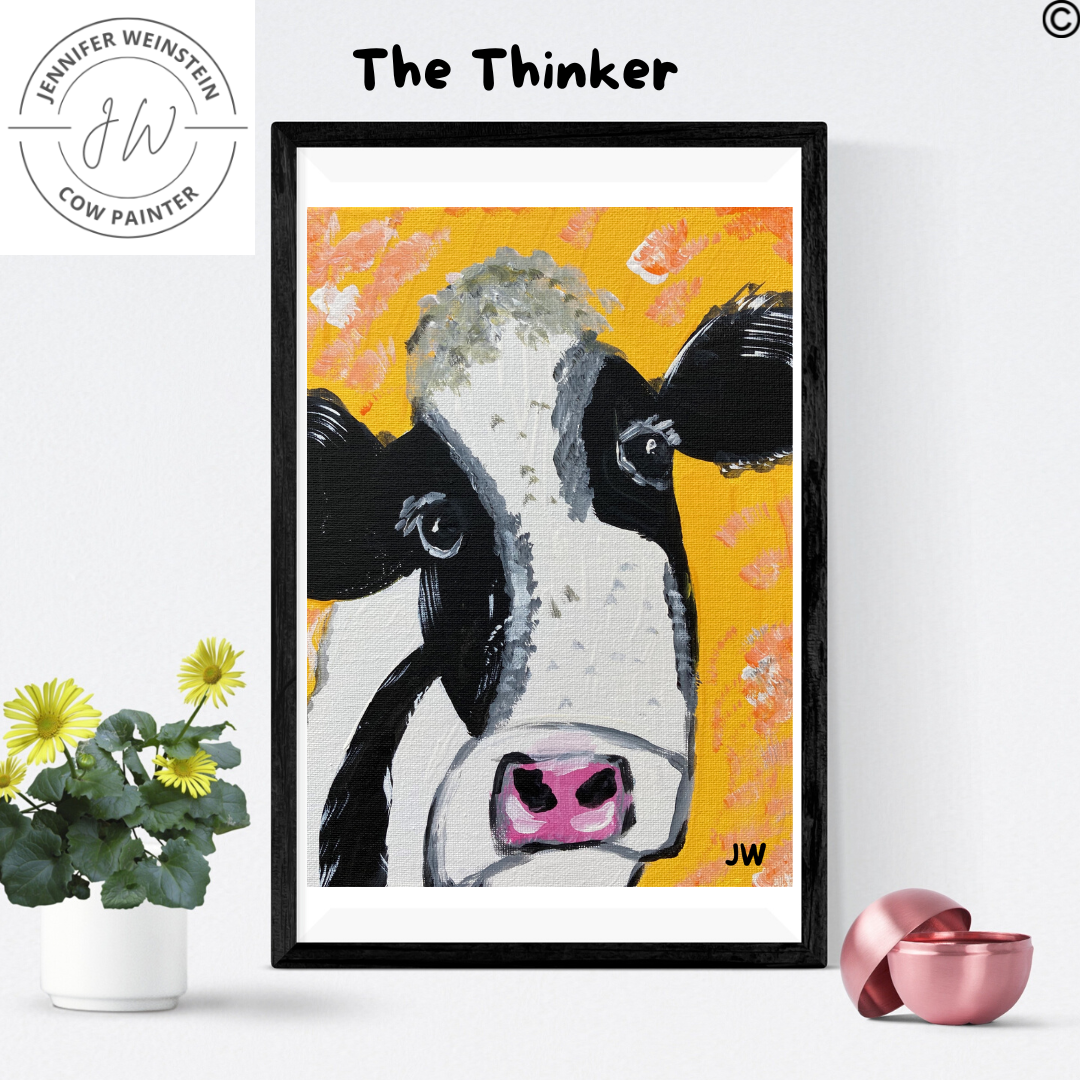 The Thinker | 8.5"w x 11"h poster print