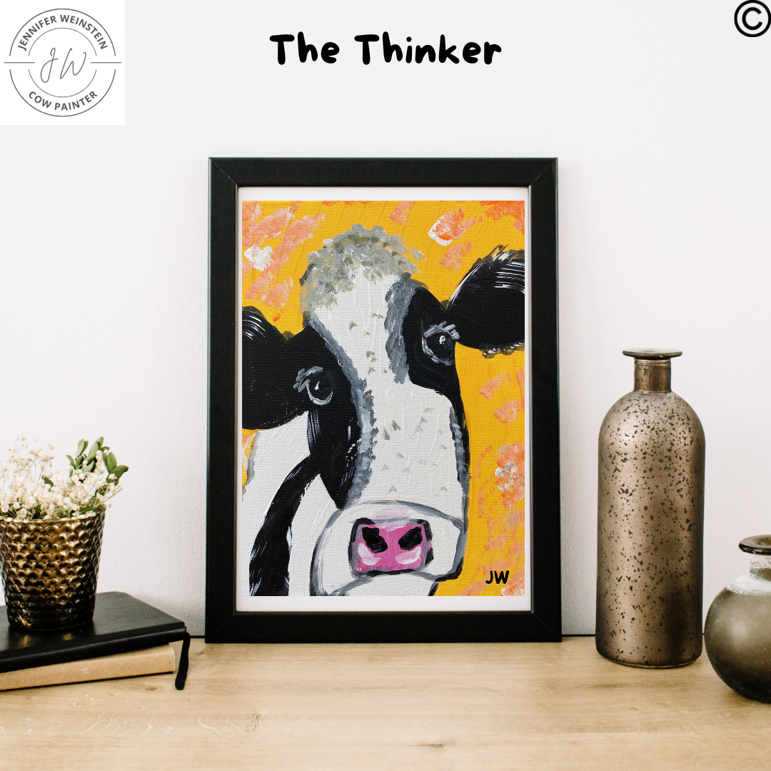 The Thinker | 11"w x 17"h poster print