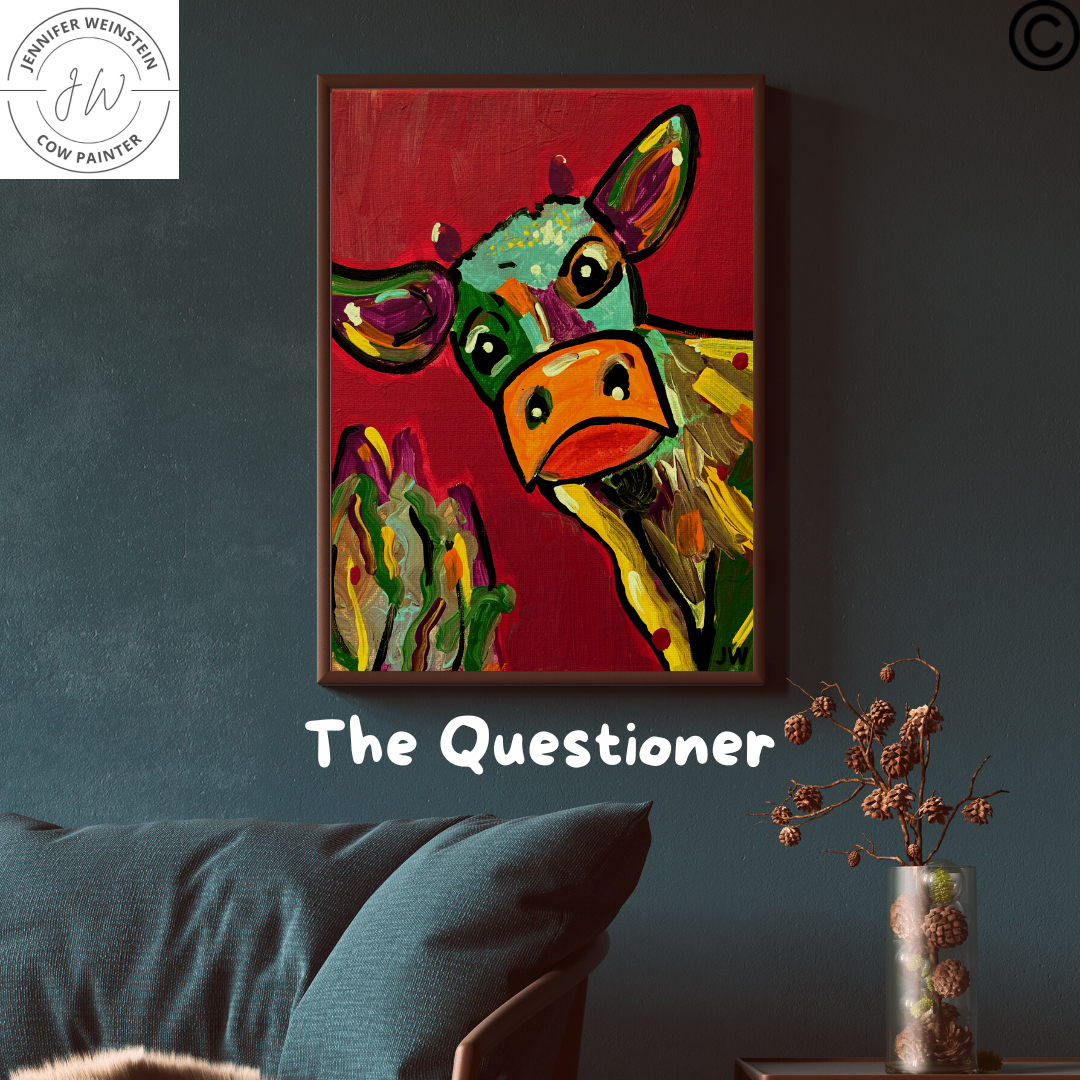 The Questioner | 11"w x 17"h poster print