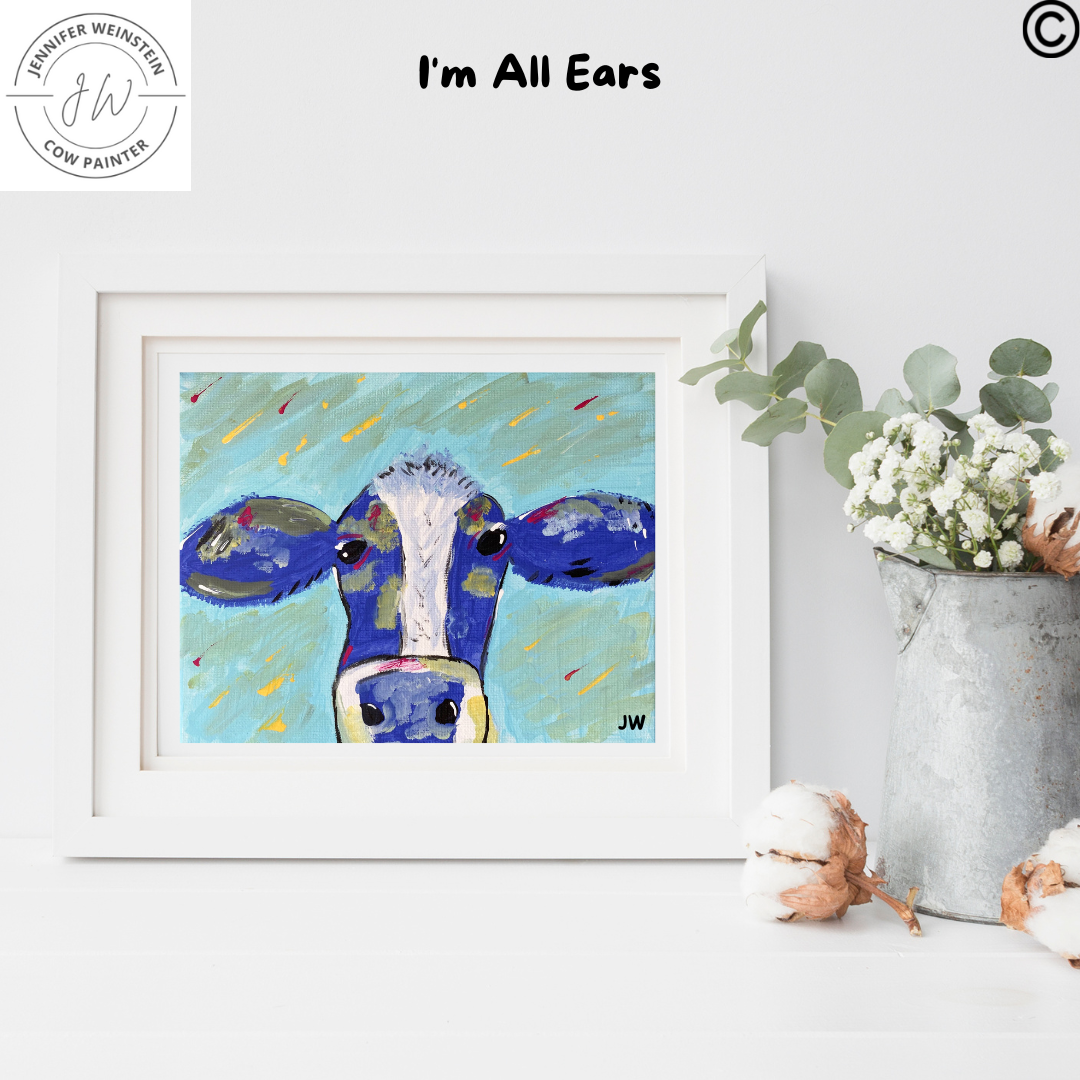 I'm All Ears | 8.5"w x 11"h poster print